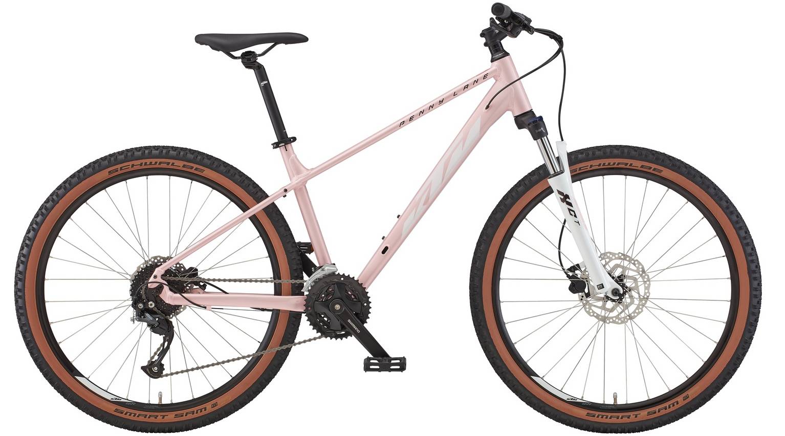 Фотография Велосипед KTM PENNY LANE 271 27.5", размер M рама 42 (2022) Розовый